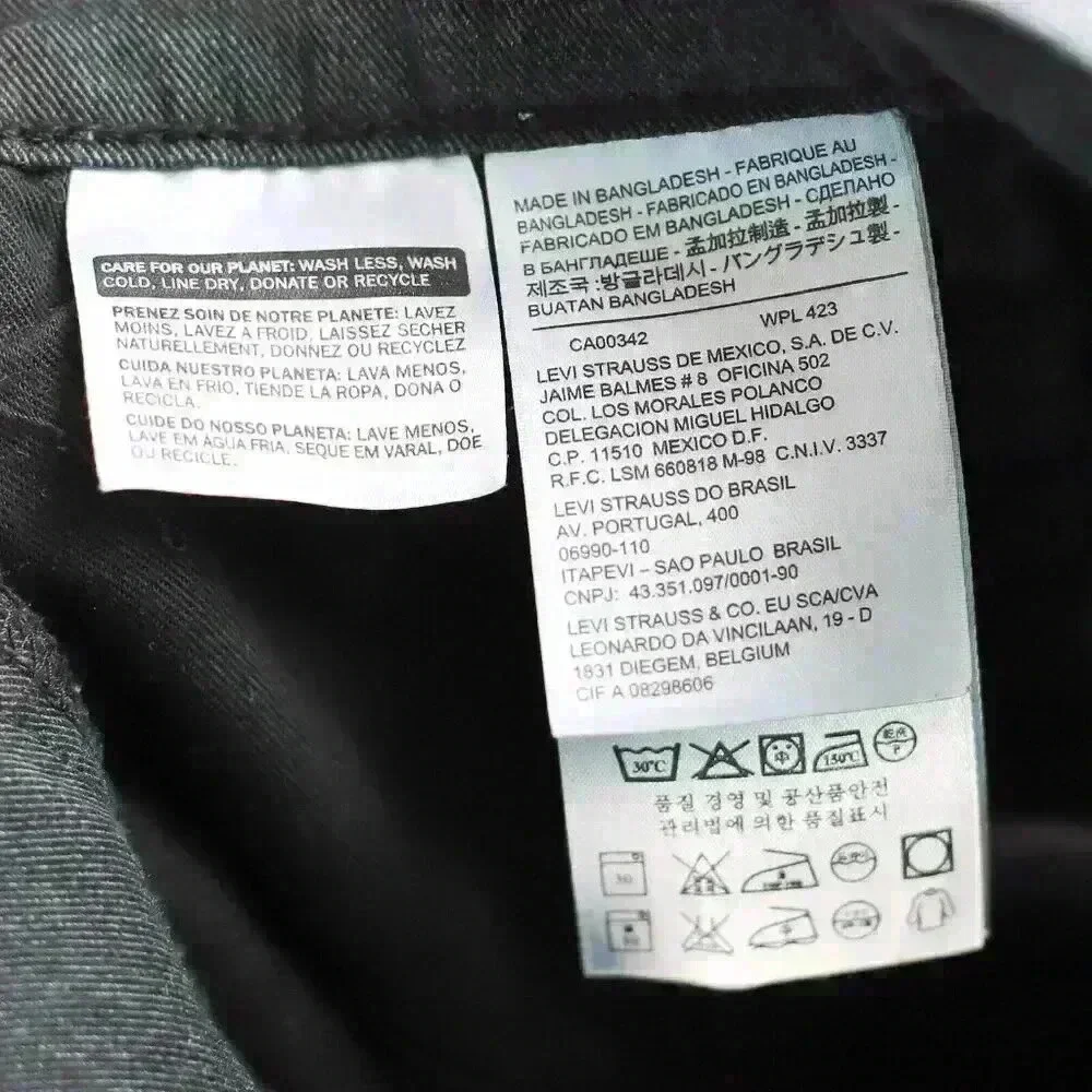 Levi's 511 Men's Regular Fit Jean, 32Wx34L - Black